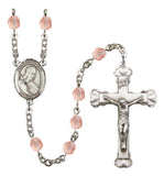 St. Philomena Silver Plate Hand Made Rosary by Bliss Rose