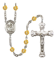 St. Catherine of Siena Silver Plate Hand Made Rosary by Bliss Topaz