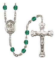 St. Catherine of Siena Silver Plate Hand Made Rosary by Bliss- Available in 12 Colors!