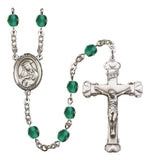 St. Rose of Lima Silver Plate Hand Made Rosary by Bliss - Available in 12 Colors!