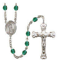 St. Anne Silver Plate Hand Made Rosary by Bliss - Available in 12 Colors!