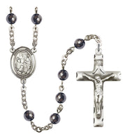 St. James the Greater Patron Saint Hematite Rosary by Bliss R6002-8050