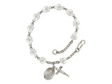 St. Therese of Lisieux Crystal Rosary Bracelet Bliss RB6000CS-9210