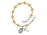 St. Elizabeth Seton Topaz Rosary Bracelet Bliss RB6000TPS-9224