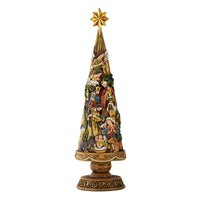 Nativity Christmas Tree 21" by Avalon Gallery