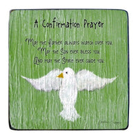 Confirmation Prayer Standing Plaque by Caroline Simas Cathedral Art