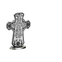 Irish Blessing 3" Standing Metal Cross by Cathedral Art