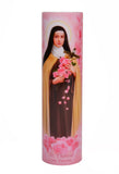 St. Therese of Lisieux "Little Flower" – LED Devotional Candle by Saints Gift Collection C-8010