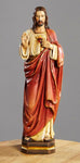 Val Gardena Style 12" Sacred Heart of Jesus Statue Figure  by Avalon Gallery