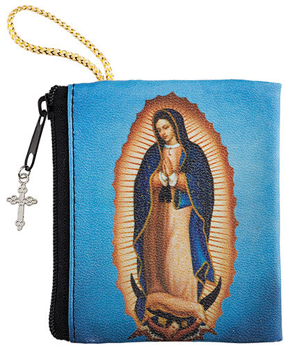 Our Lady of Guadalupe Zipper Rosary Case Holder YC302 Autom