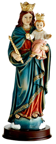 Mary Help of Christians 8.5" Statue Autom YC359  UPC886083456848