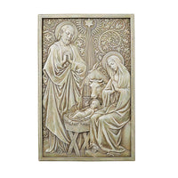 Nativity 12" Garden Plaque Indoor or Outdoor Christmas by Avalon Gallery D1035